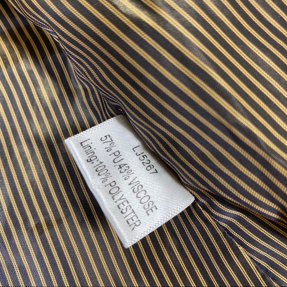 C. Luce Tan Faux Leather Blazer Jacket - Picture 5 of 16